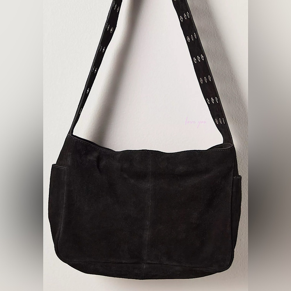 NEW Free People Eva Eyelet Sling Bag - Picture 2 of 13